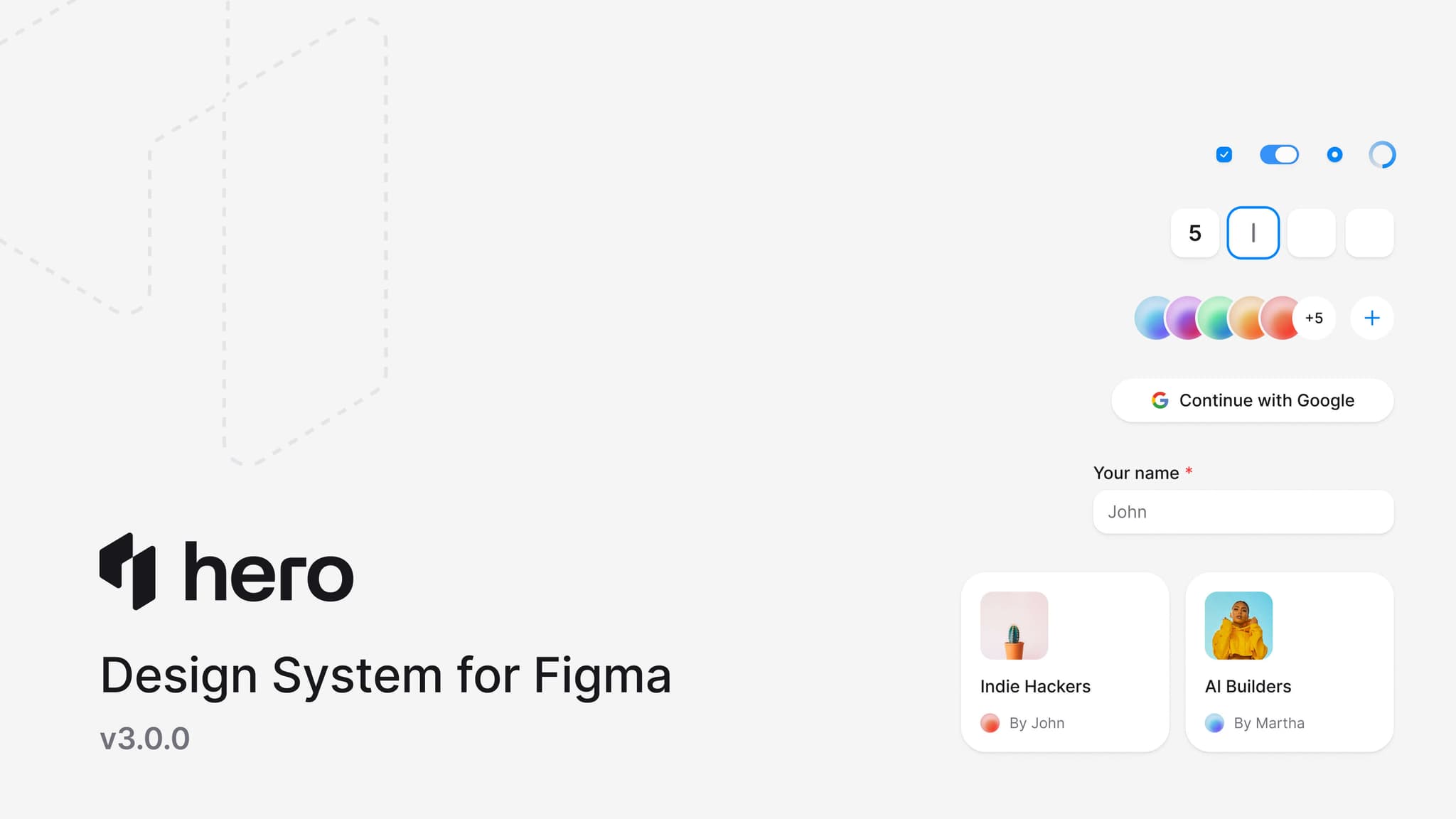 HeroUI Figma Kit v3